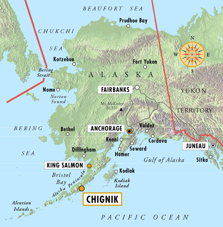 Alaska Locator Map